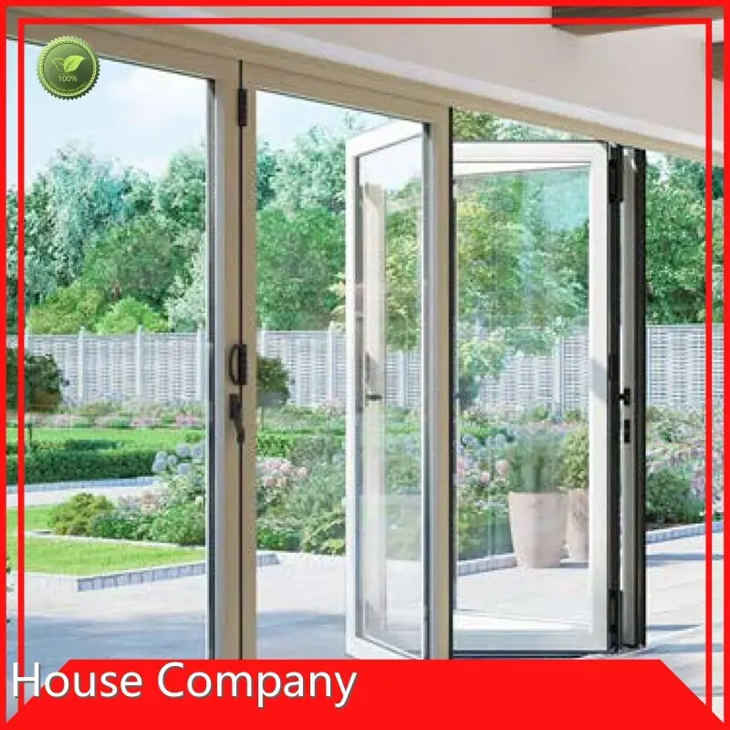 Quality Digah Company Brand Aluminium Frame and Tempered Glass Customized Aluminium Frame Sliding Folding Patio D 1