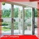 Quality Digah Company Brand Aluminium Frame and Tempered Glass Customized Aluminium Frame Sliding Folding Patio D 1
