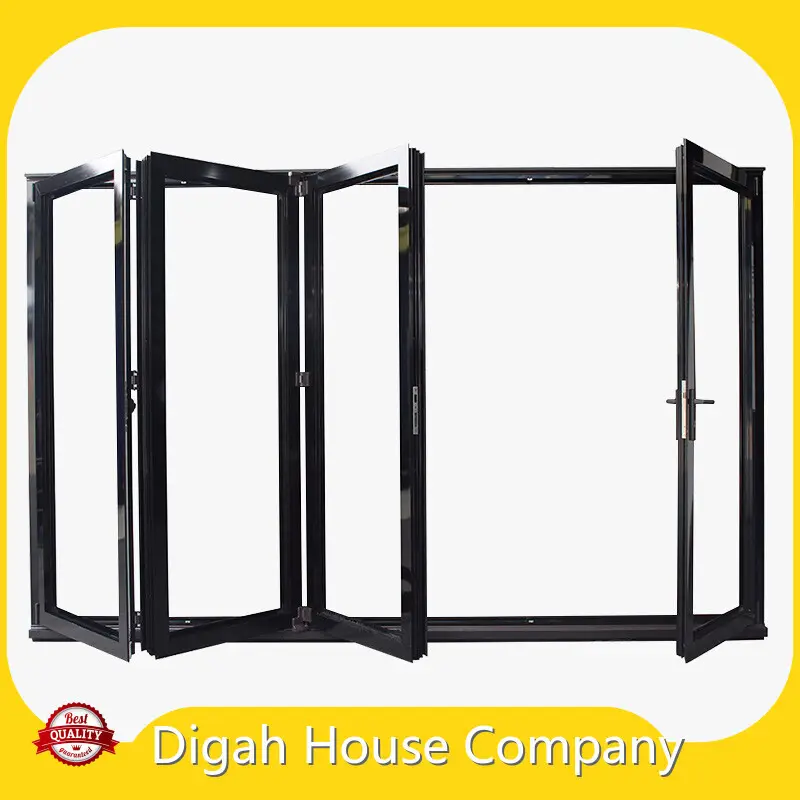 Hot China Custom Colorful Aluminium Frame Folding Patio Door China Digah Company Brand 1