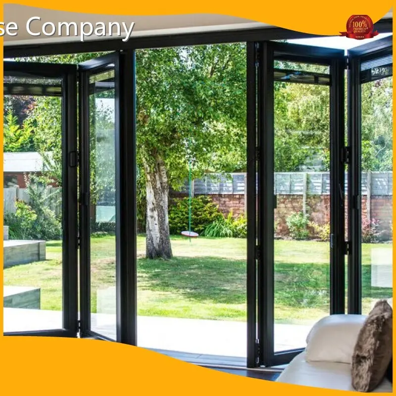 Digah Company Brand DGD004 Design Aluminium Frame Sliding Folding Patio Doors DGD004 Factory 1