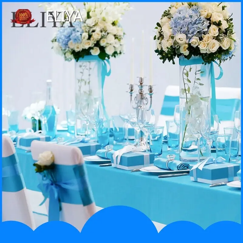 Hotel ELIYA mantelería para banquete de lino 1