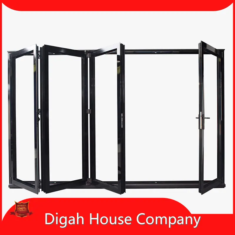 Custom Left/right Custom Colorful Aluminium Frame Folding Patio Door Left/right Digah Company 1