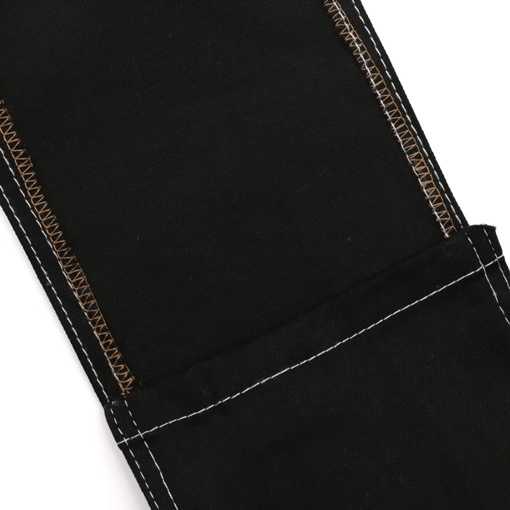 93%Cotton 7%Polyester Black Twill Jeans Fabric 10