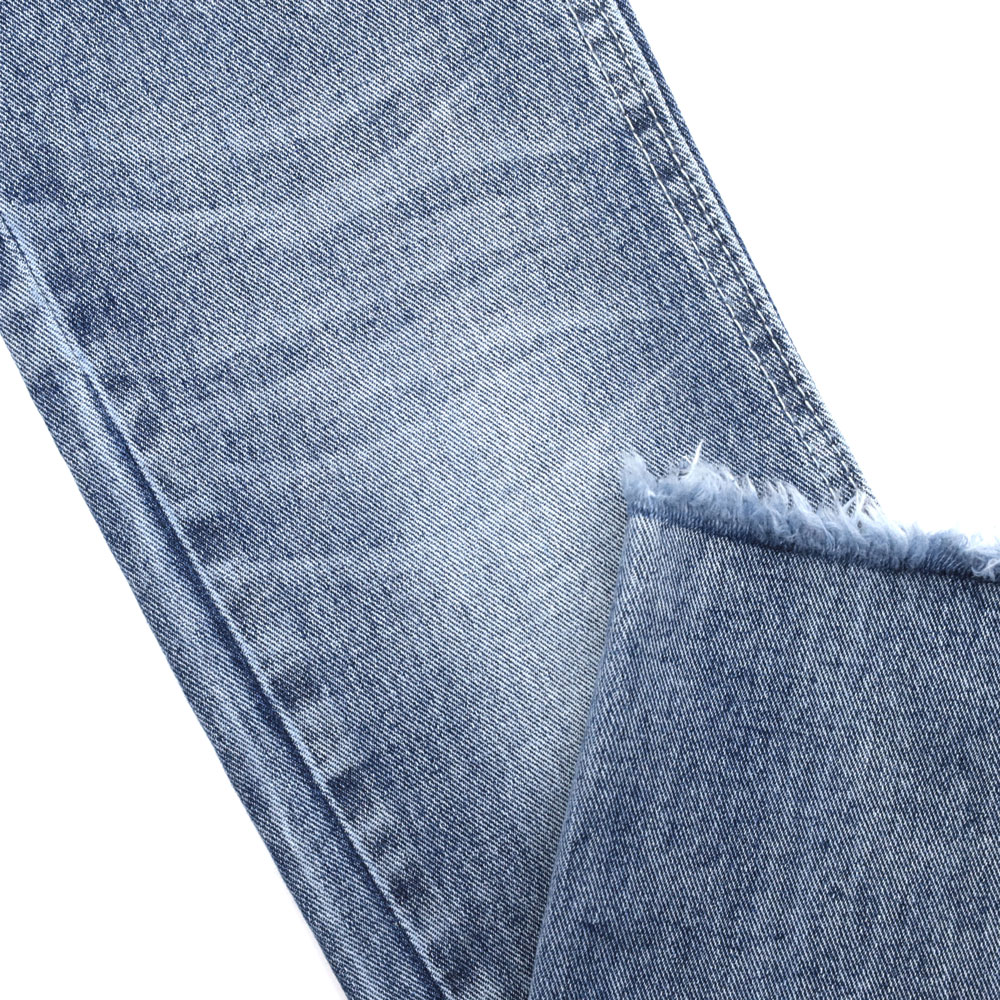 9.8oz Stretch Indigo Twill Women Jeans Fabric Manufacture Wholesale 8