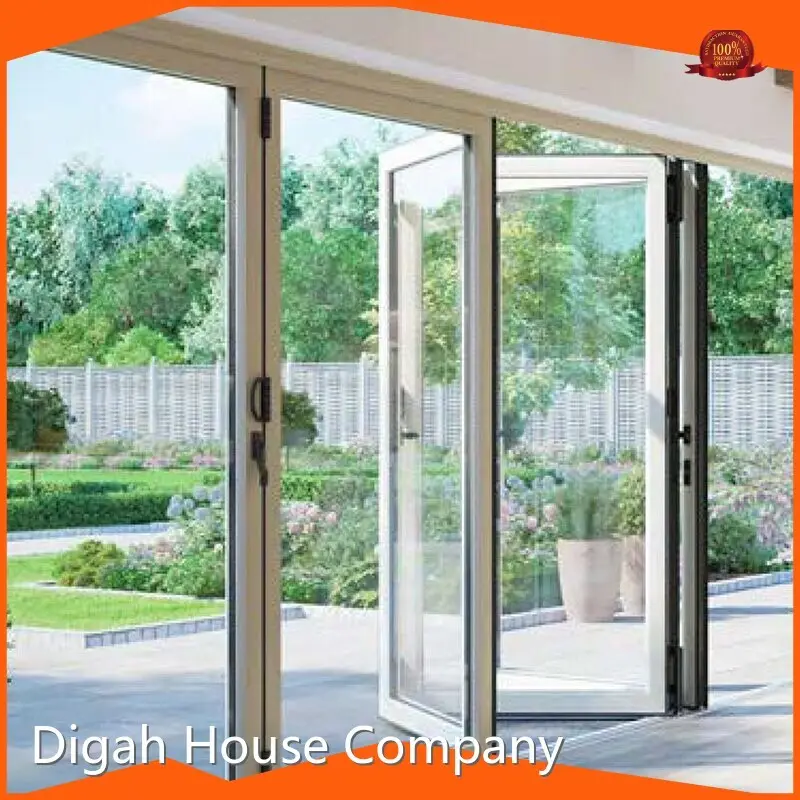 Custom Coating Glass Customized Aluminium Frame Sliding Folding Patio D Coating Glass Digah Company 1