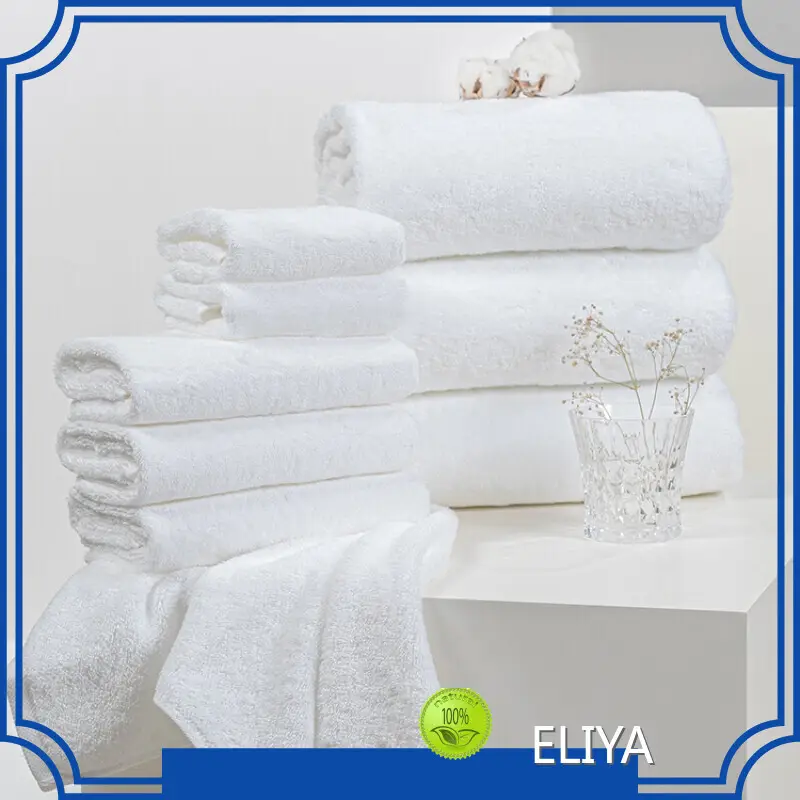 Juego de toallas de algodón de lino para baño T/T de ELIYA 1