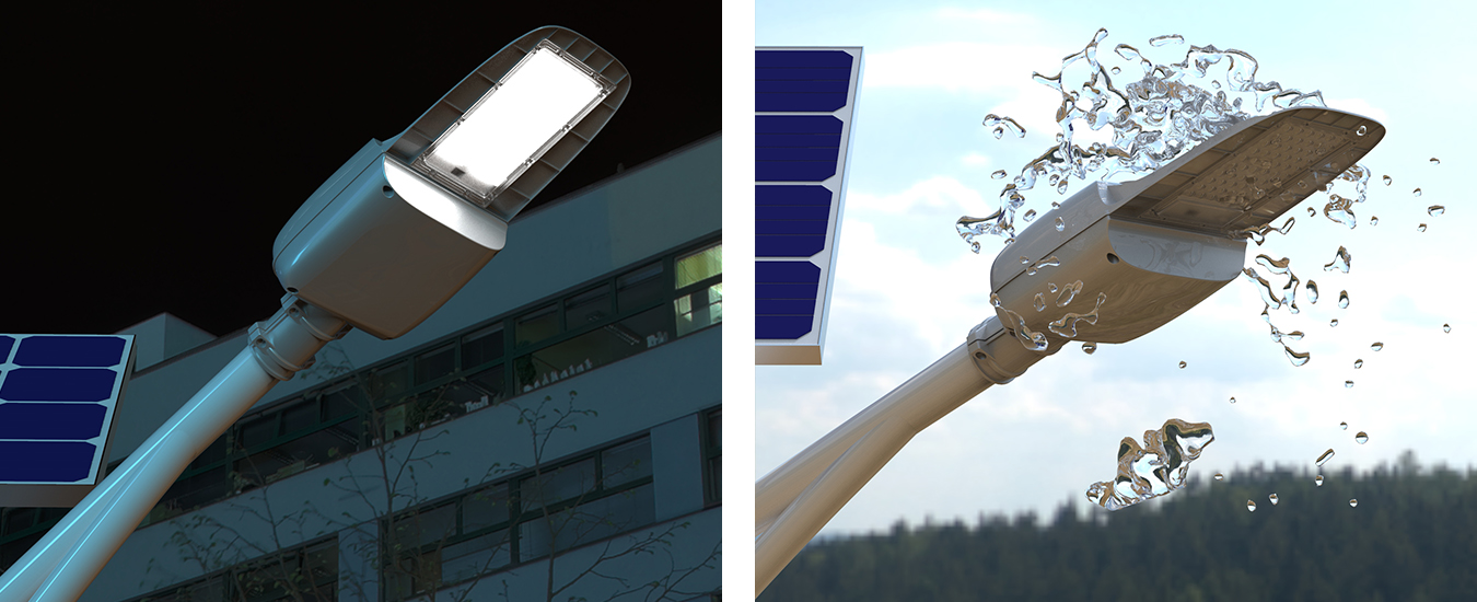 Hot QN-40W-B Outdoor Solar Street Light 15 Continuous Rainy Days LumusSolem Brand 17