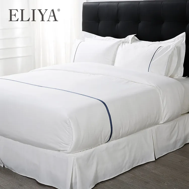 Hospitality Bed Sheets OEKO-TEX STANDARD 100 for Guest Room Linen ELIYA 1