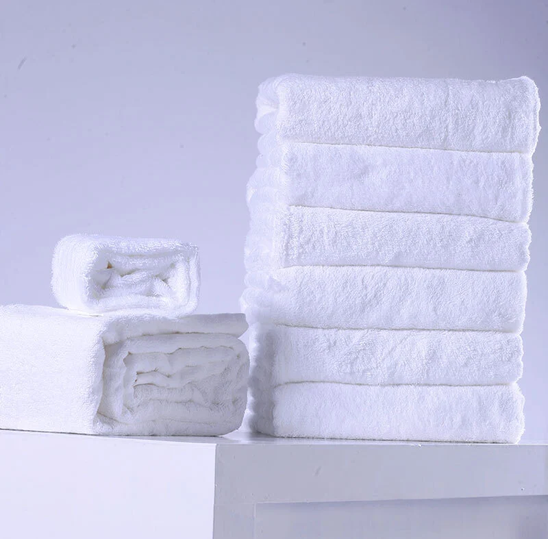 Mejor toalla de baño de hotel Precio de fábrica blanco liso - ELIYA 1