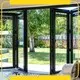 Digah Company Brand Reflective Glass Design Aluminium Frame Sliding Folding Patio Doors Reflective Glass Factory 1