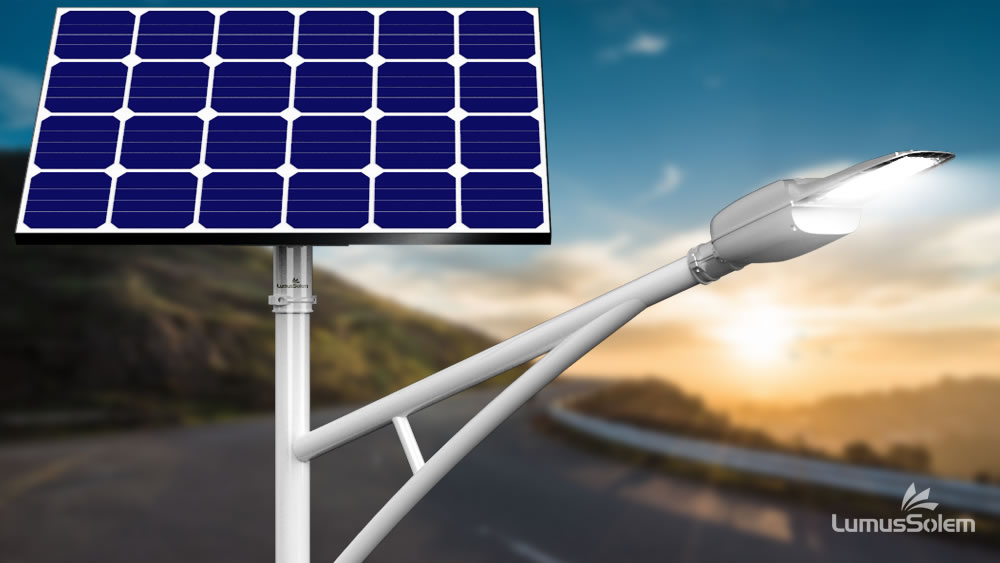 حساب الطاقة من أضواء الشوارع الشمسية في الهواء الطلق 1