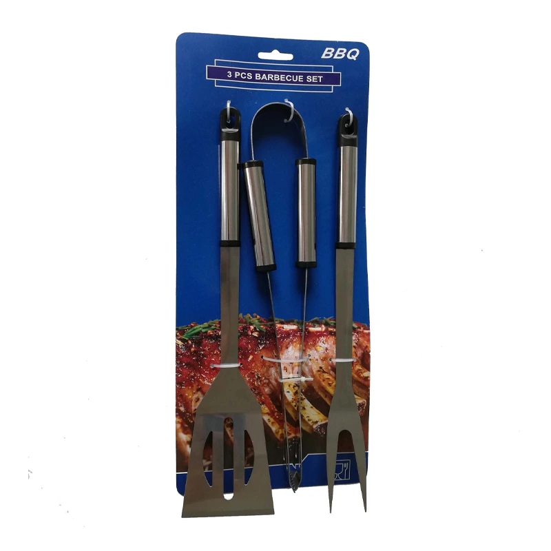 stainless steel BBQ Grill Accessories Set of 3pcs 1
