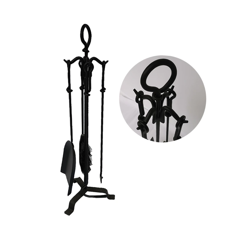 Top Selling Cast Wrought Iron Fireplace Fireside Accessories Surround PCS Fireplace Tool Set 1
