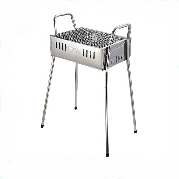 Factory Direct Sell Outdoor Portable Stainless Steel Barbecue Charcoal Grill 1