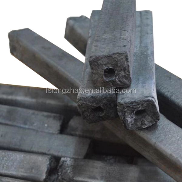 Machine made white ash barbecue sawdust charcoal for sale 1