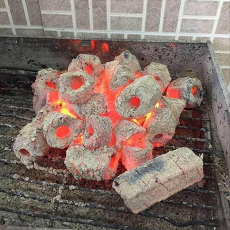 Less Ash BBQ Compressed Coal Bamboo Powder Briquette Charcoal 1