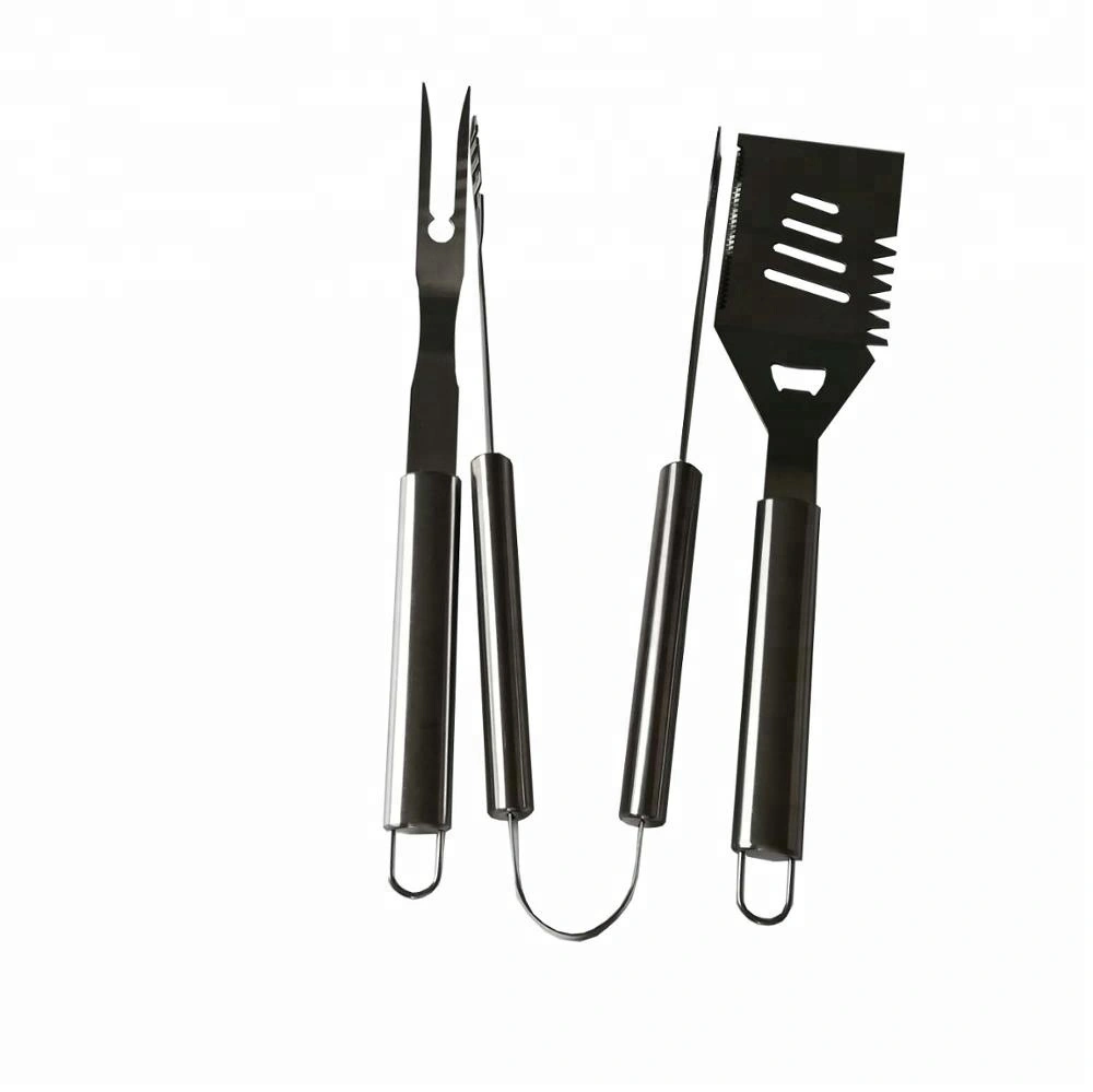 Barbecue Grilling Accessories Stainless Steel BBQ Tools 3 Piece 1