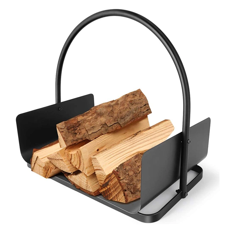 Supplier Factory Price Metal Fire Logs Fireplace Firewood Rack Log Holder For Fireplace 1