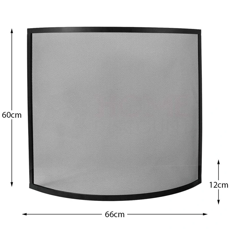 Wholesales Price Customized Metal Fireplace Fireside Stand Screen Cover Guard Fireplace Screen 1