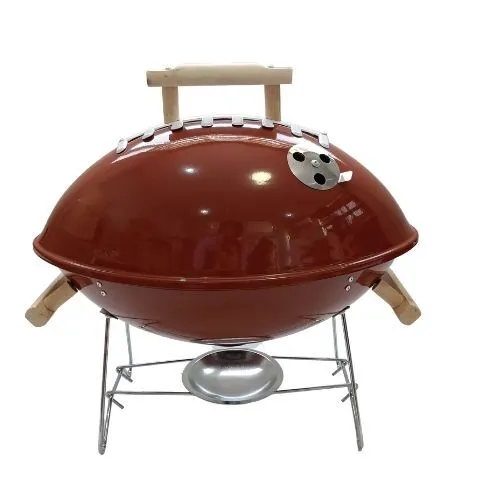 Supplier Factory Portable Charcoal Grill Rubgy Football Charcoal Barbecue Grill for Outdoor 1