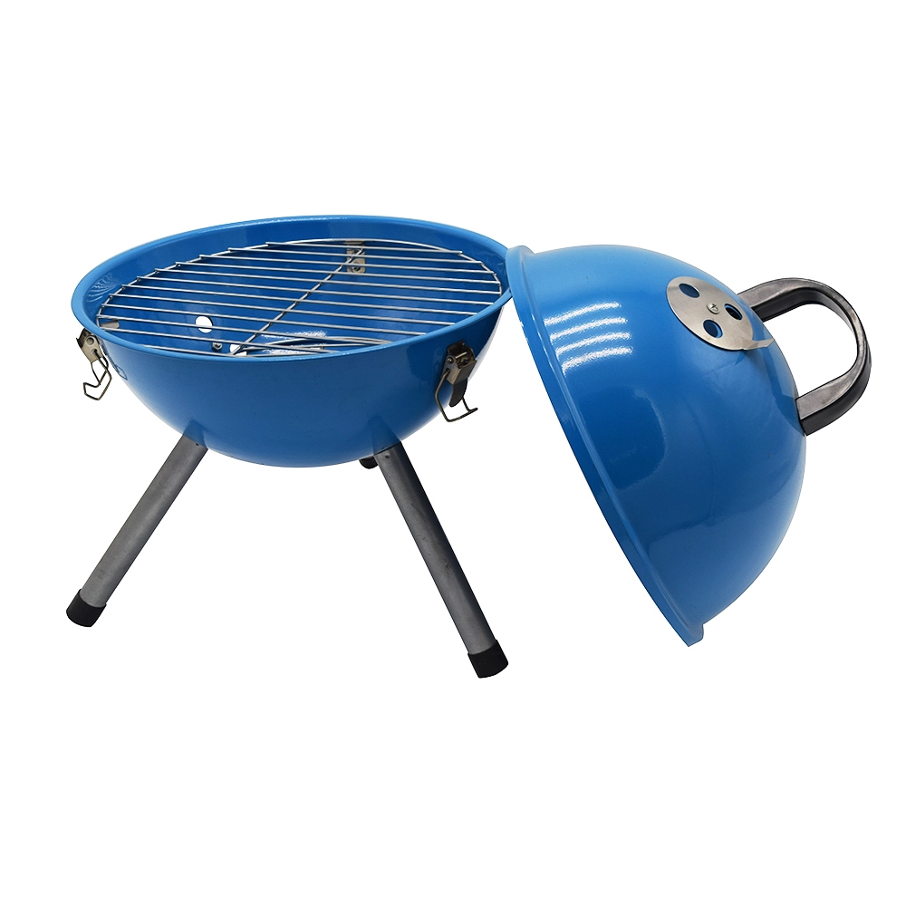 Supplier Price 12 inch Portable Football BBQ Grill for Outdoor Camping 1