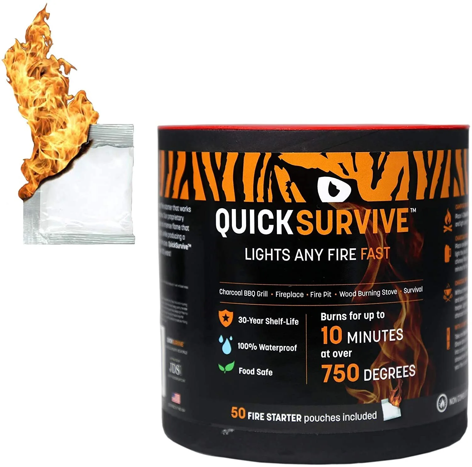 Quick Burning White Powder Fire Lighter Fire Starter For Camping Fire 1