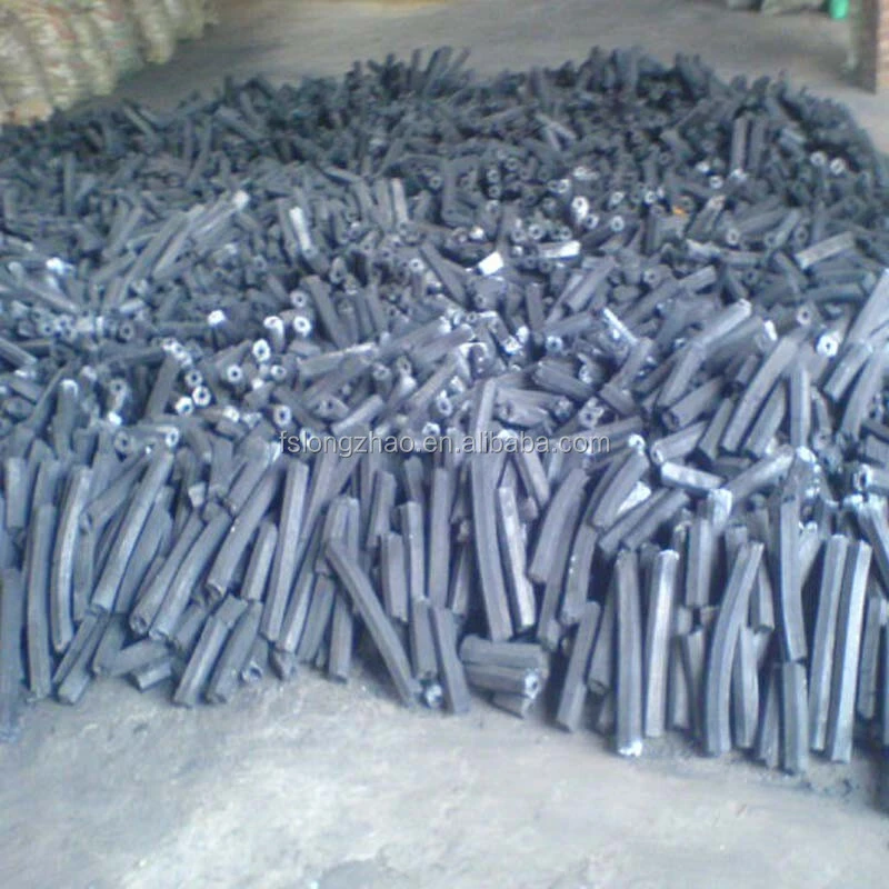 barbecue charcoal machine made sawdust hexagon briquette charcoal 1