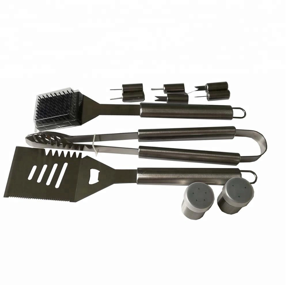 26 Piece Stainless Steel BBQ Accessories Grilling Tool Set For BBQ with Aluminum Case 1