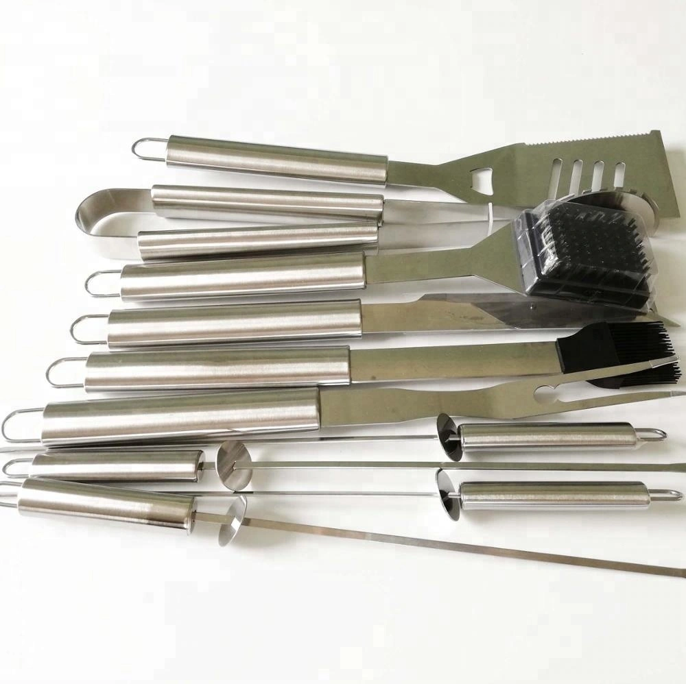 Wholesale Price Stainless Steel Barbecue Cooking Tool Set 10 Piece 1