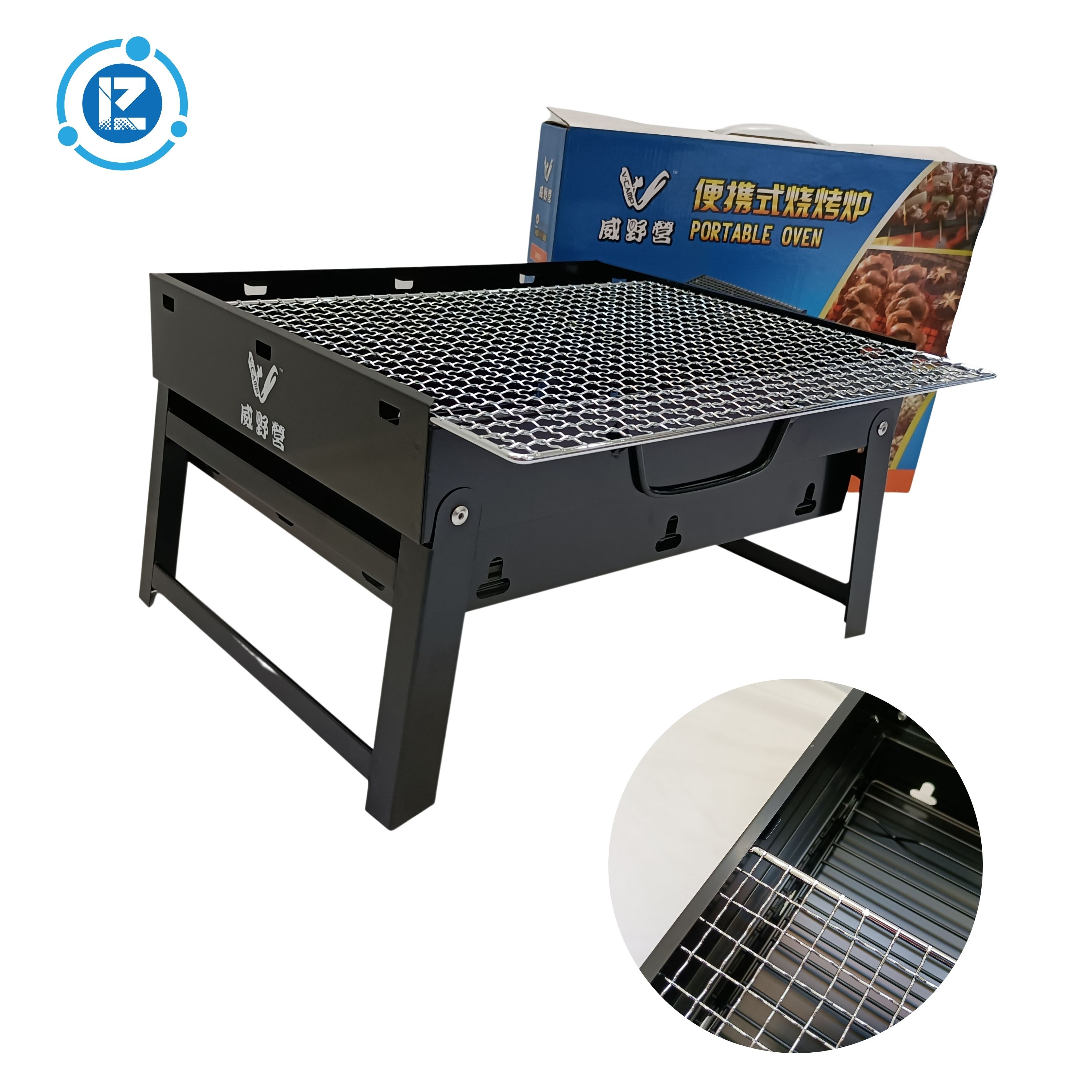 Stainless Steel Folding Charcoal Table Top Portable grills