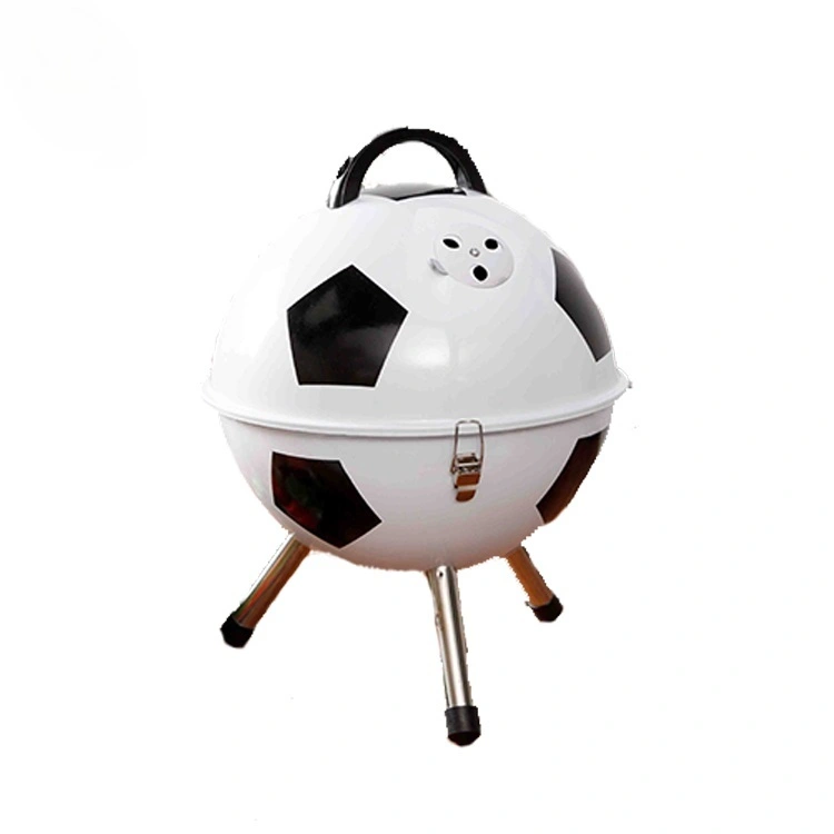 Factory Price Portable Charcoal Grill 12 inch 14 inch Football BBQ grill Easy Assembly for Outdoor 1