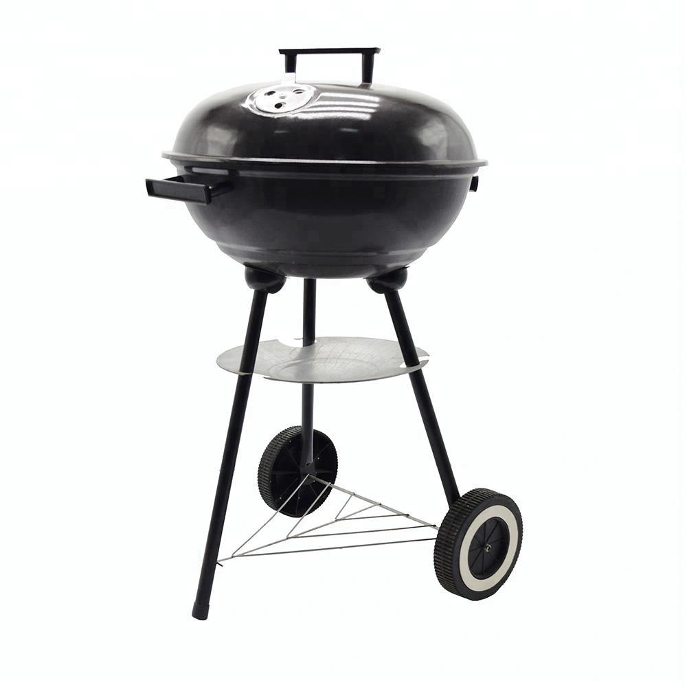 Factory Price 16inch Apple Shaped High Shining Enamel Kettle Griller Charcoal BBQ Griller 1