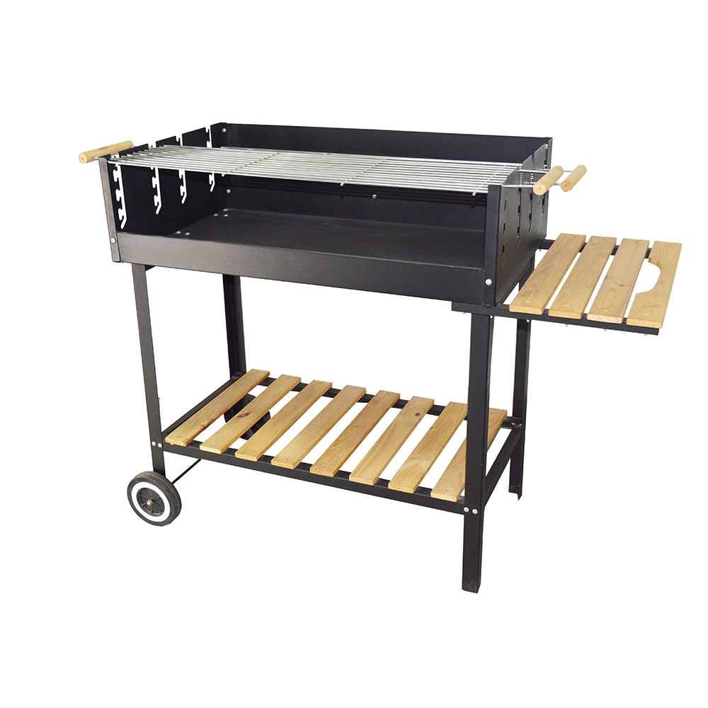 Factory Large Size Outdoor Garden Camping Cooking BBQ Grill with Side Table 1