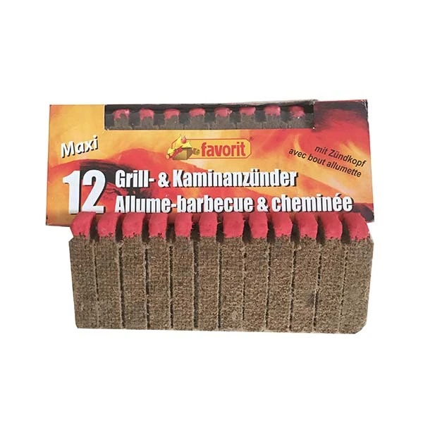 Factory Price Customized Size Firelighter Paper Wax Fire Match BBQ Fire starter For Starting Fire 1