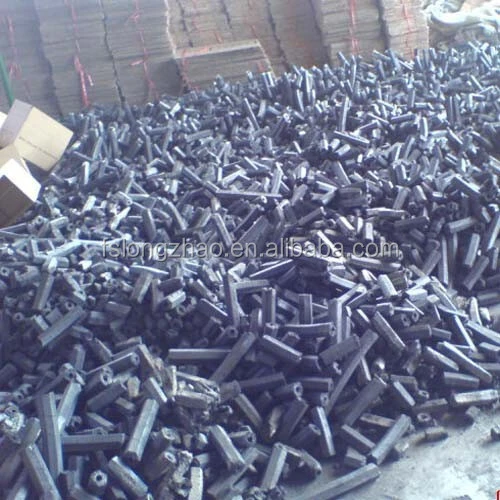 Top Quality 100 % Hardwood Sawdust Hexagonal Briquette Charcoal 1