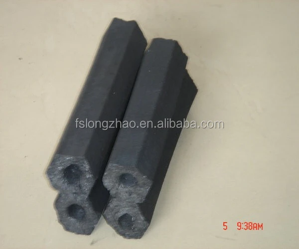 Long Burning Time Green Straw Sawdust Pressed BBQ lump Wood Charcoal 1