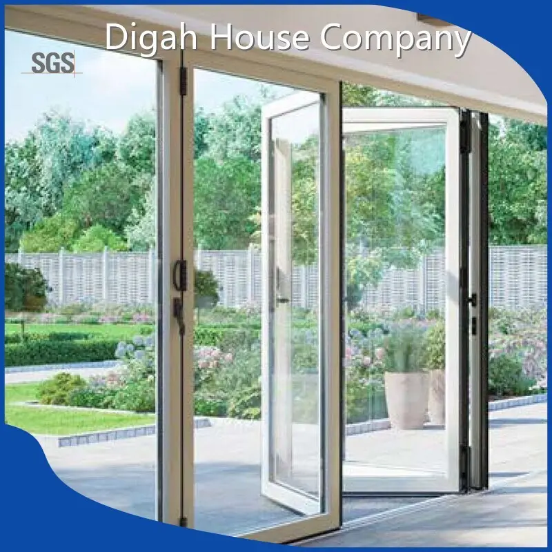 Various of Hinges Customized Aluminium Frame Sliding Folding Patio D Digah Company Brand Company 1