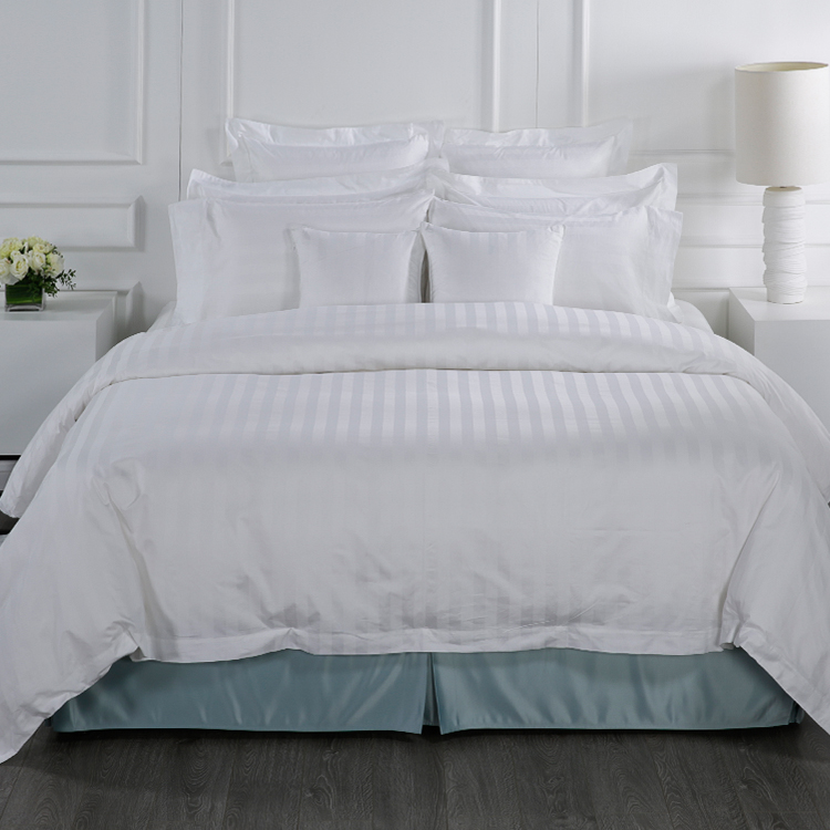 China Luxury Hotel Bedding Sets with 3cm Stripes manufacturers 7