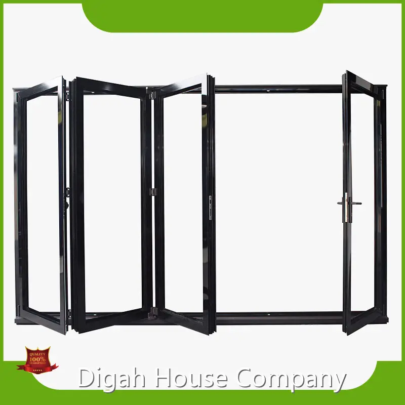 Left/right Custom Colorful Aluminium Frame Folding Patio Door Digah Company Brand Company 1
