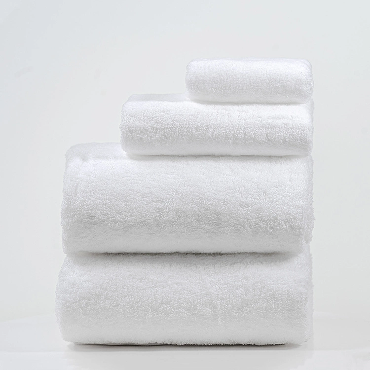 ELIYA Lot de 4 serviettes de salle de bain confortables et blanches pour hôtel 1