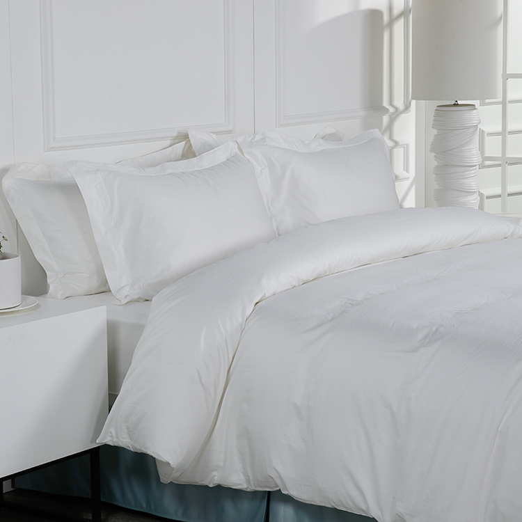 Wholesale Hotel Custom 100% Cotton Bedding Set Bed Sheet Pillow Case Manufacture 9