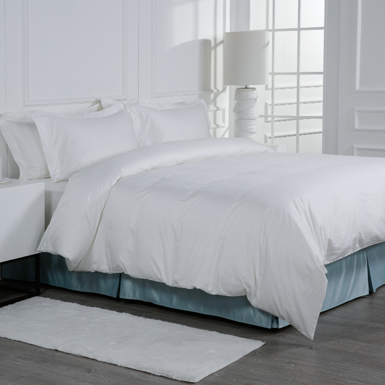 Wholesale Hotel Custom 100% Cotton Bedding Set Bed Sheet Pillow Case Manufacture 7