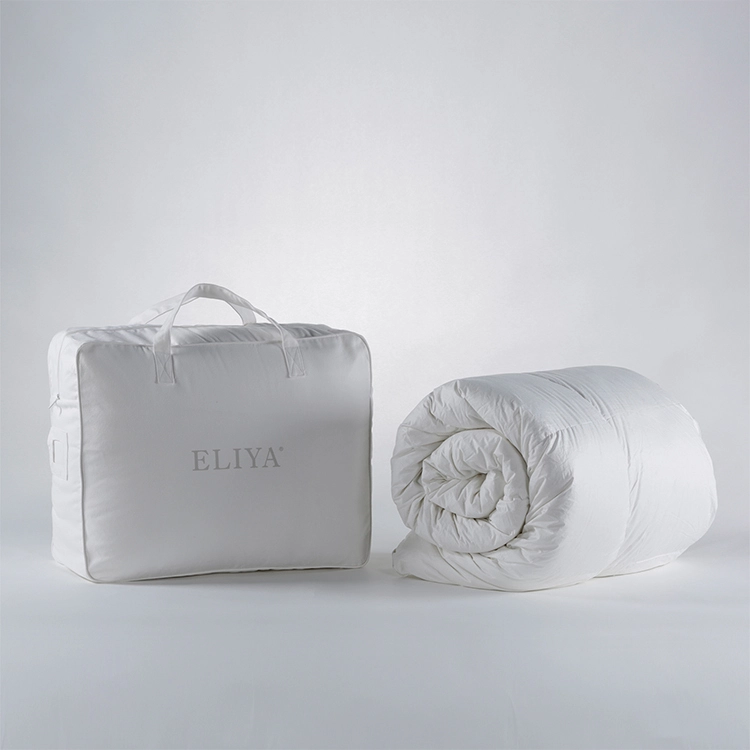 Supply Luxury Bedroom 100% Cotton White Filling Duvet Quilted Duvet Set for Hotel 1