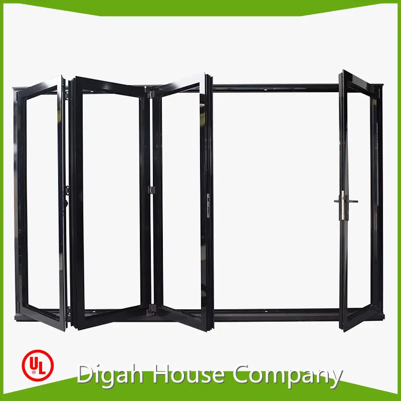 Digah Company Custom Colorful Aluminium Frame Folding Patio Door-1 1