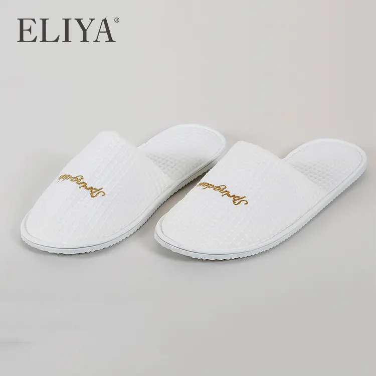 Open Toe Waffle Slippers ELIYA Brand 3