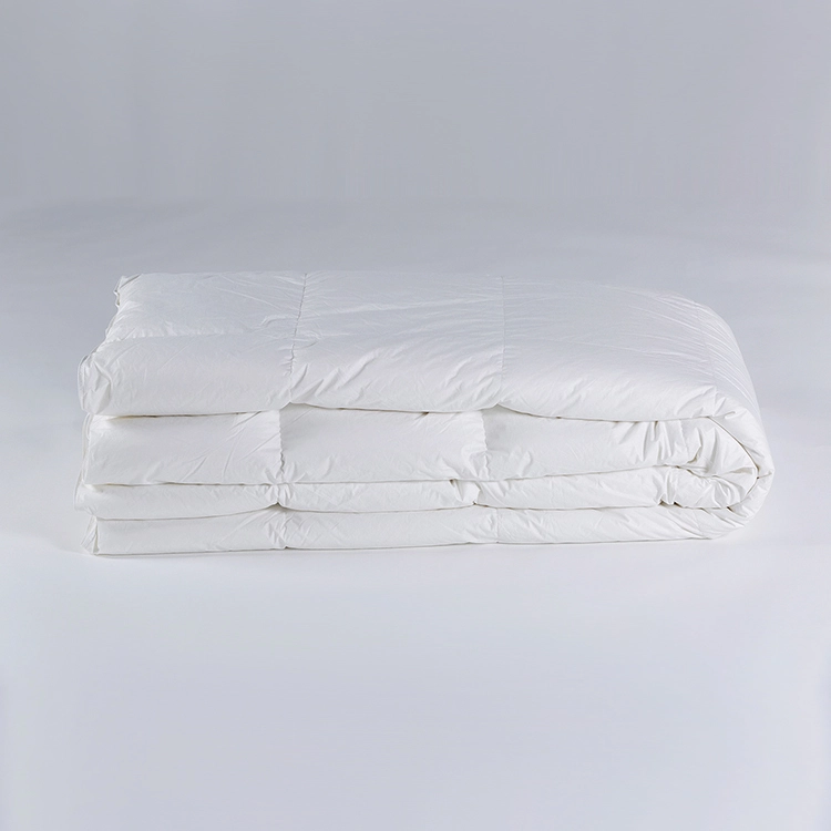 Chambre d'hôtel de prix d'usine de gros 100 % coton couette blanche de remplissage couette matelassée 1
