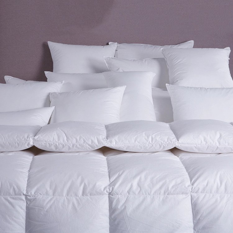 Supply Star Hotel Luxury 100% Cotton White Filling Duvet Quilted Duvet Set 1