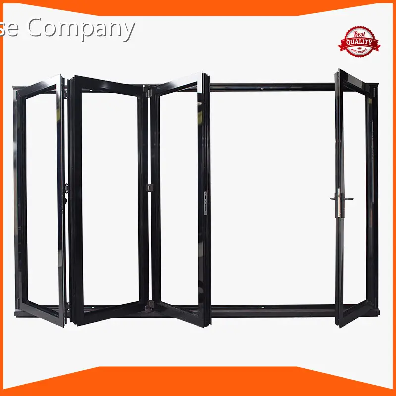 Wholesale Coating Glass Custom Colorful Aluminium Frame Folding Patio Door Digah Company Brand 1