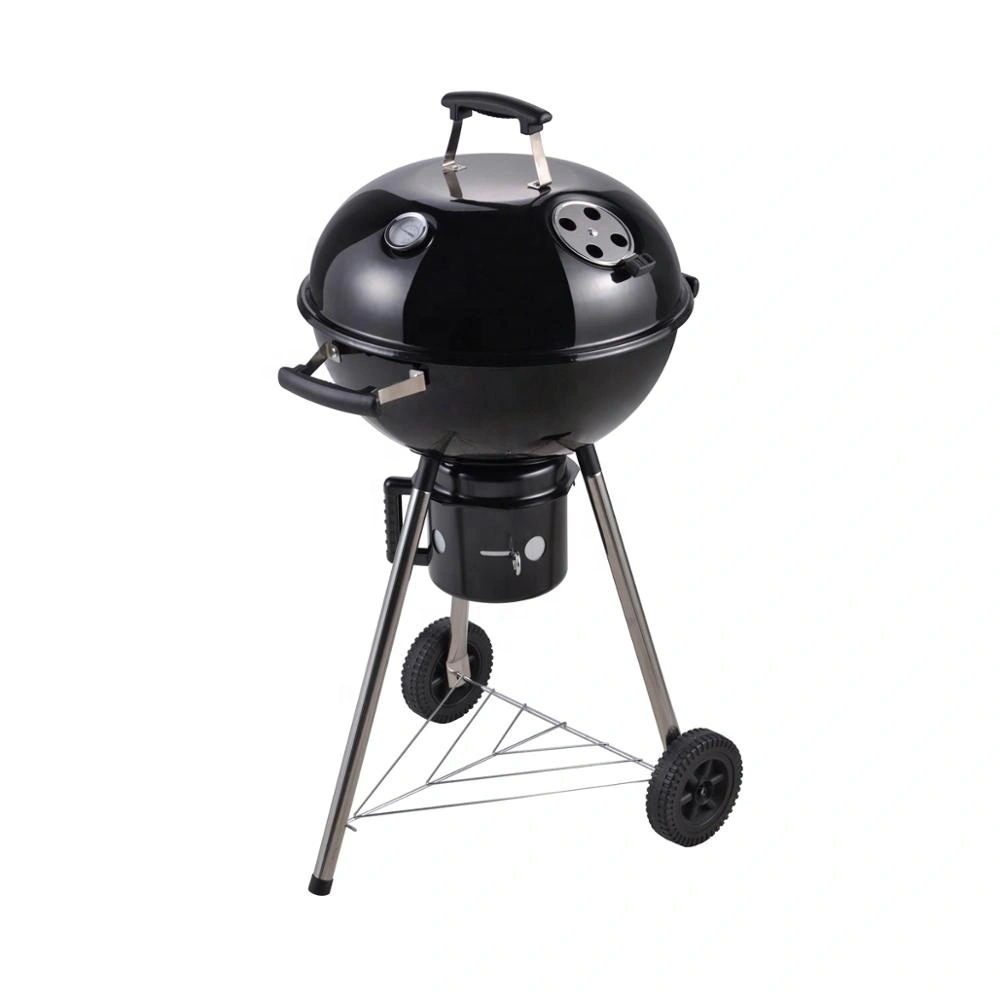 Wholesale Price 16 inch Apple Kettle Shape BBQ Grill With Wheels 1