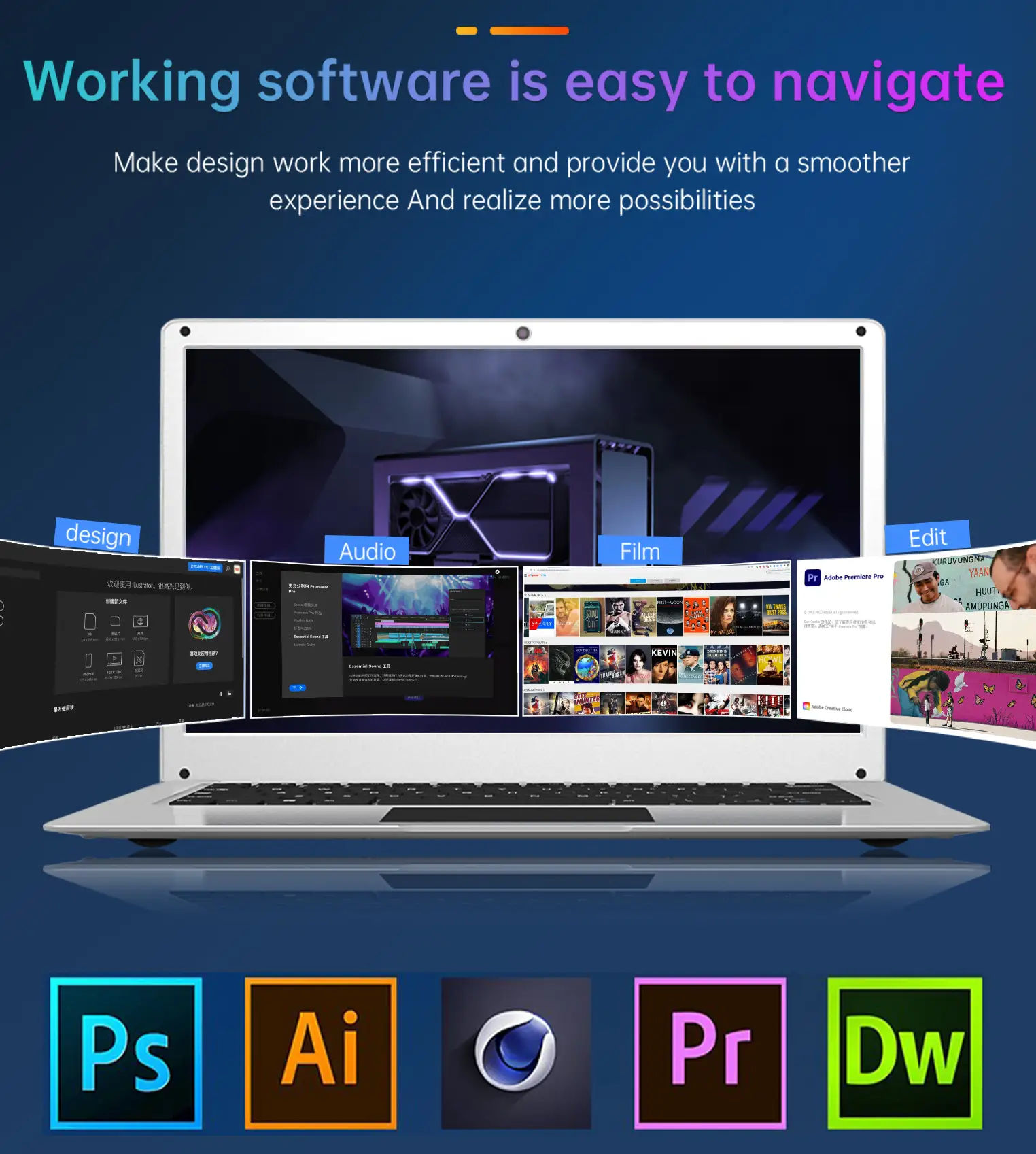 KUU SbooKM-2 Intel Atom E3950 Processor 13.3 inch FHD Screen Laptop 6GB+128GB SSD 28